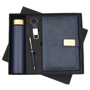 Luxury Blue Corporate Gift Set – 4-in-1 Premium Executive Combo