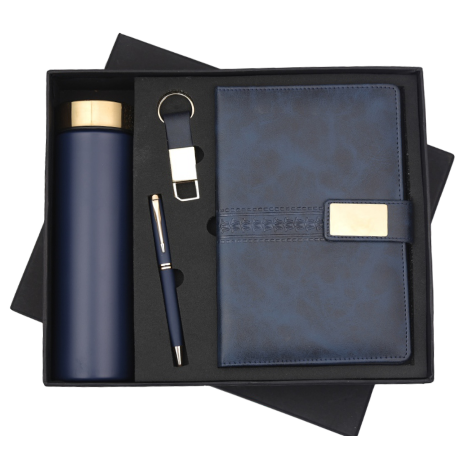 Luxury Blue Corporate Gift Set – 4-in-1 Premium Executive Combo