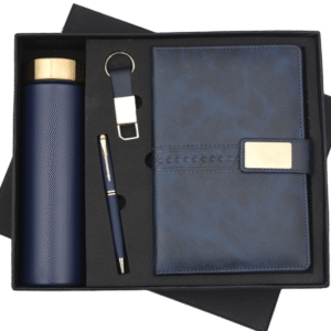 Luxury Blue Corporate Gift Set – 4-in-1 Premium Executive Combo