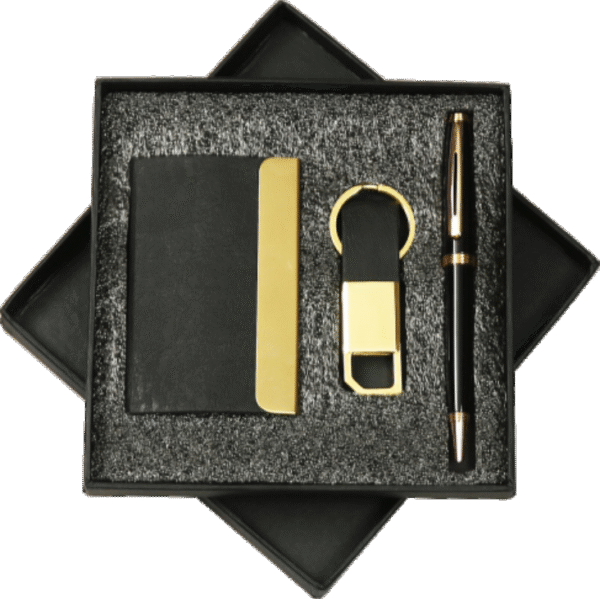 Executive Black & Gold Premium Gift Set