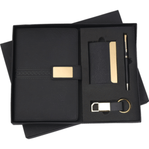 Elegant Black & Gold Corporate Gift Set – Signature Edition