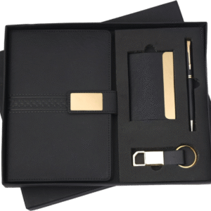 Elegant Black & Gold Corporate Gift Set – Signature Edition