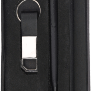 Executive Black Gift Set – Pen & Keychain Combo