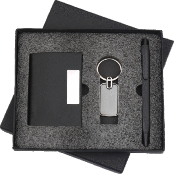 Premium Black 3-in-1 Executive Gift Set