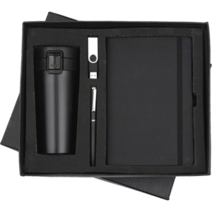 Elegant White Corporate Gift Set – 4-in-1 Premium Essentials