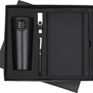 Elegant White Corporate Gift Set – 4-in-1 Premium Essentials
