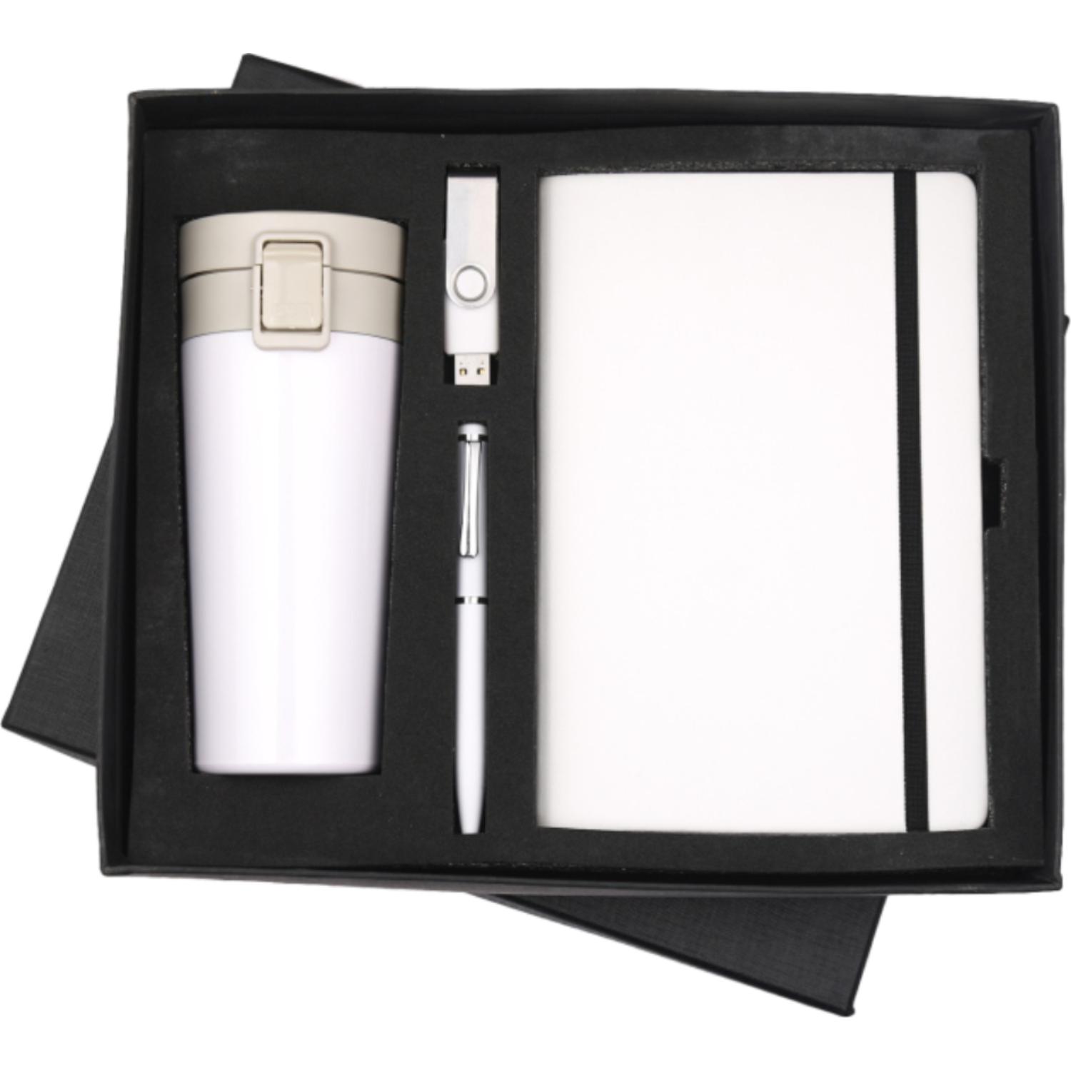 Elegant White Corporate Gift Set – 4-in-1 Premium Essentials - Image 5