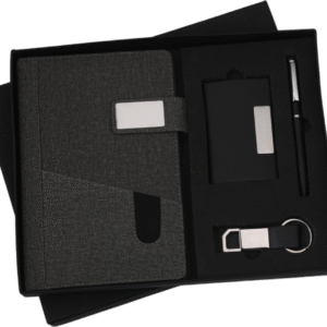 Modern Charcoal Fabric Gift Set – Minimalist Edition
