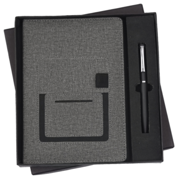 Modern Grey Urban Notebook & Pen Gift Set