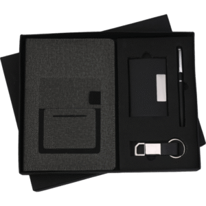 Modern Charcoal Fabric Gift Set – Minimalist Edition