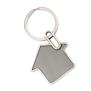 House-Shaped Metal Keychain – Ideal for Real Estate, Gifting & Custom Branding