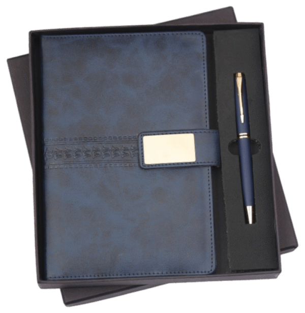 Elegant Leather Journal & Pen Combo - Image 3