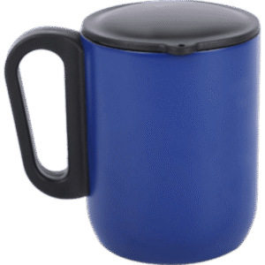 Premium Travel Mug with Black Handle & Lid