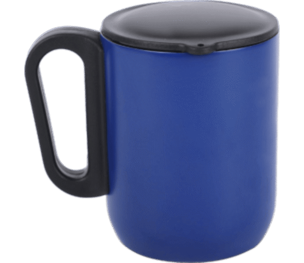 Premium Travel Mug with Black Handle & Lid