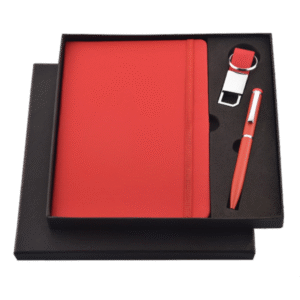 Executive Gift Set – PU Leather Combo with Pen & Keychain