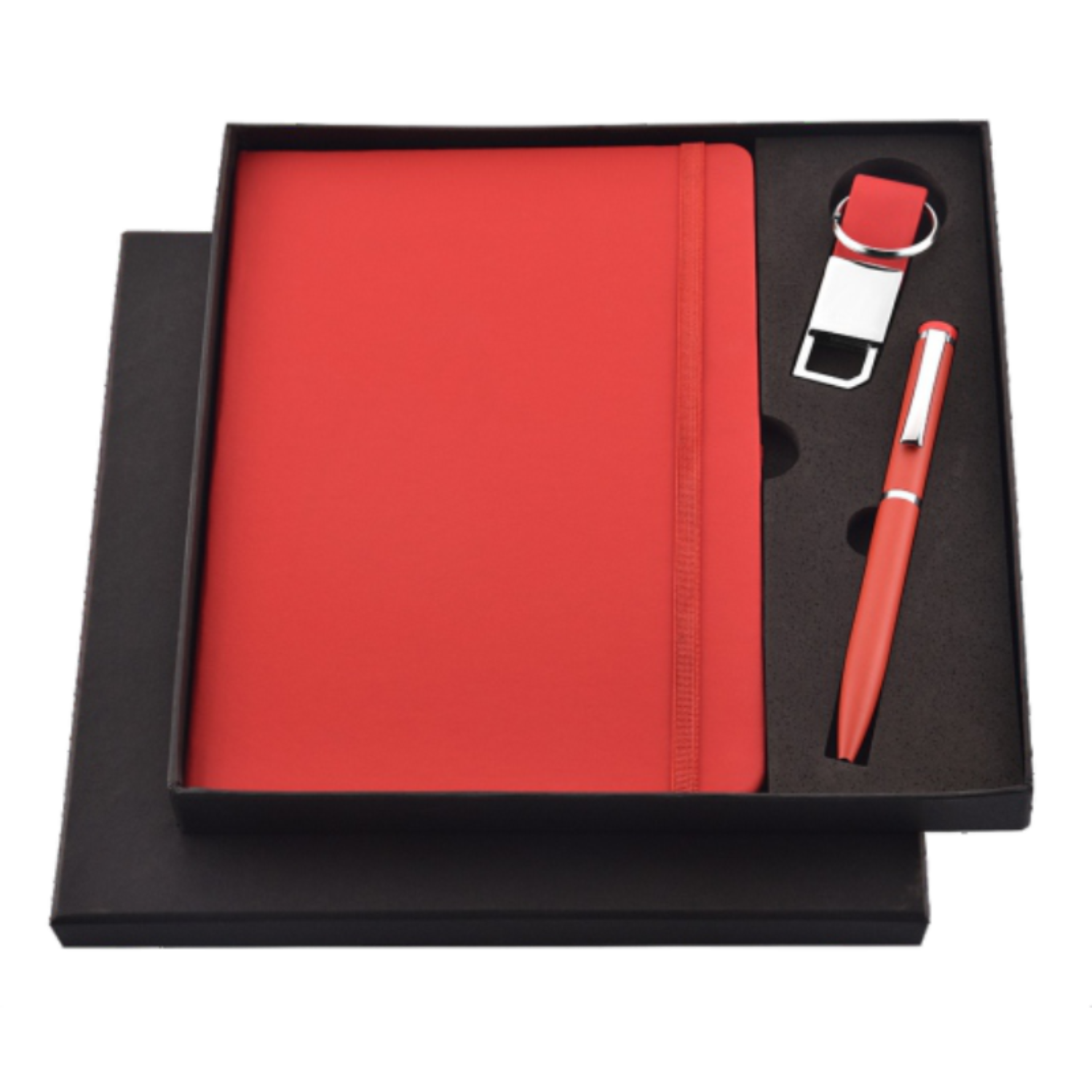 Executive Gift Set – PU Leather Combo with Pen & Keychain