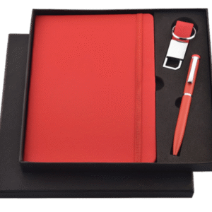 Executive Gift Set – PU Leather Combo with Pen & Keychain