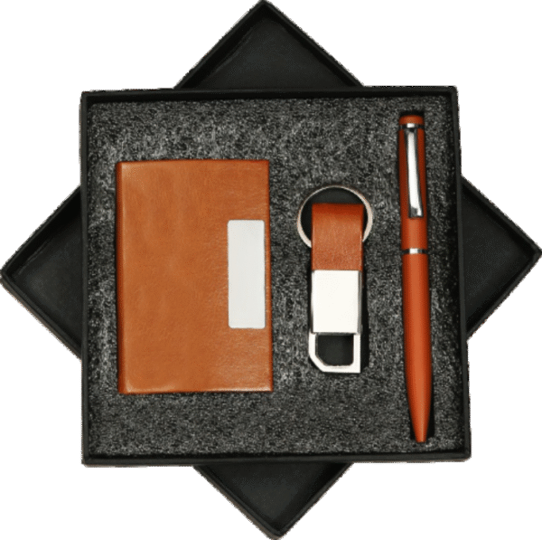 Premium Tan Corporate Gift Set