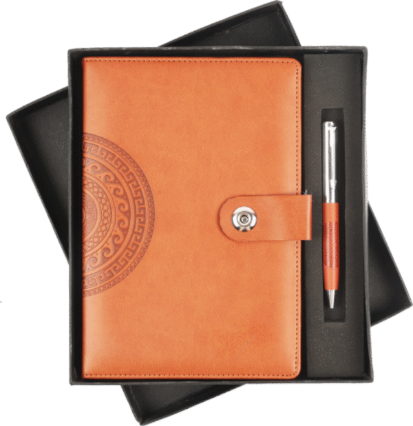 Ethnic Tan Premium Journal & Pen Set