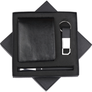 Classic Corporate Gift Set with Wallet, USB Drive, and Pen