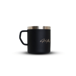 Personalized Black Stainless Steel Coffee Mug with Name