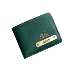 Personalised Men’s Wallet | Premium Leather Wallet with Name Plate